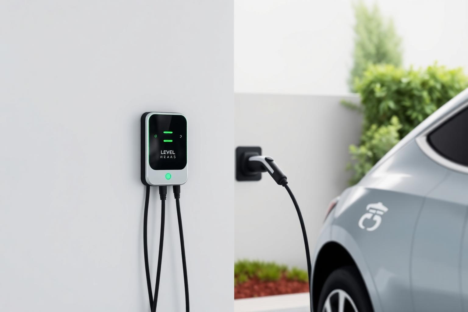 Garage-mounted Level 2 EV charger, Lakewood Ranch