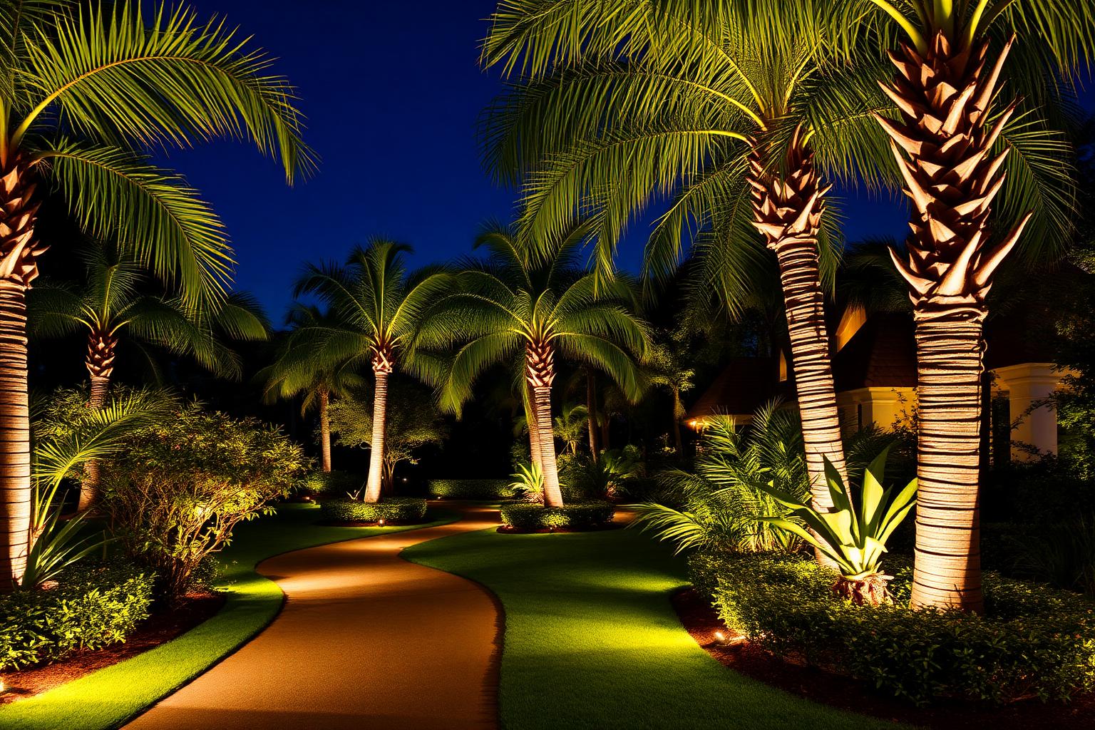 Light the water. Then frame the walk to it.