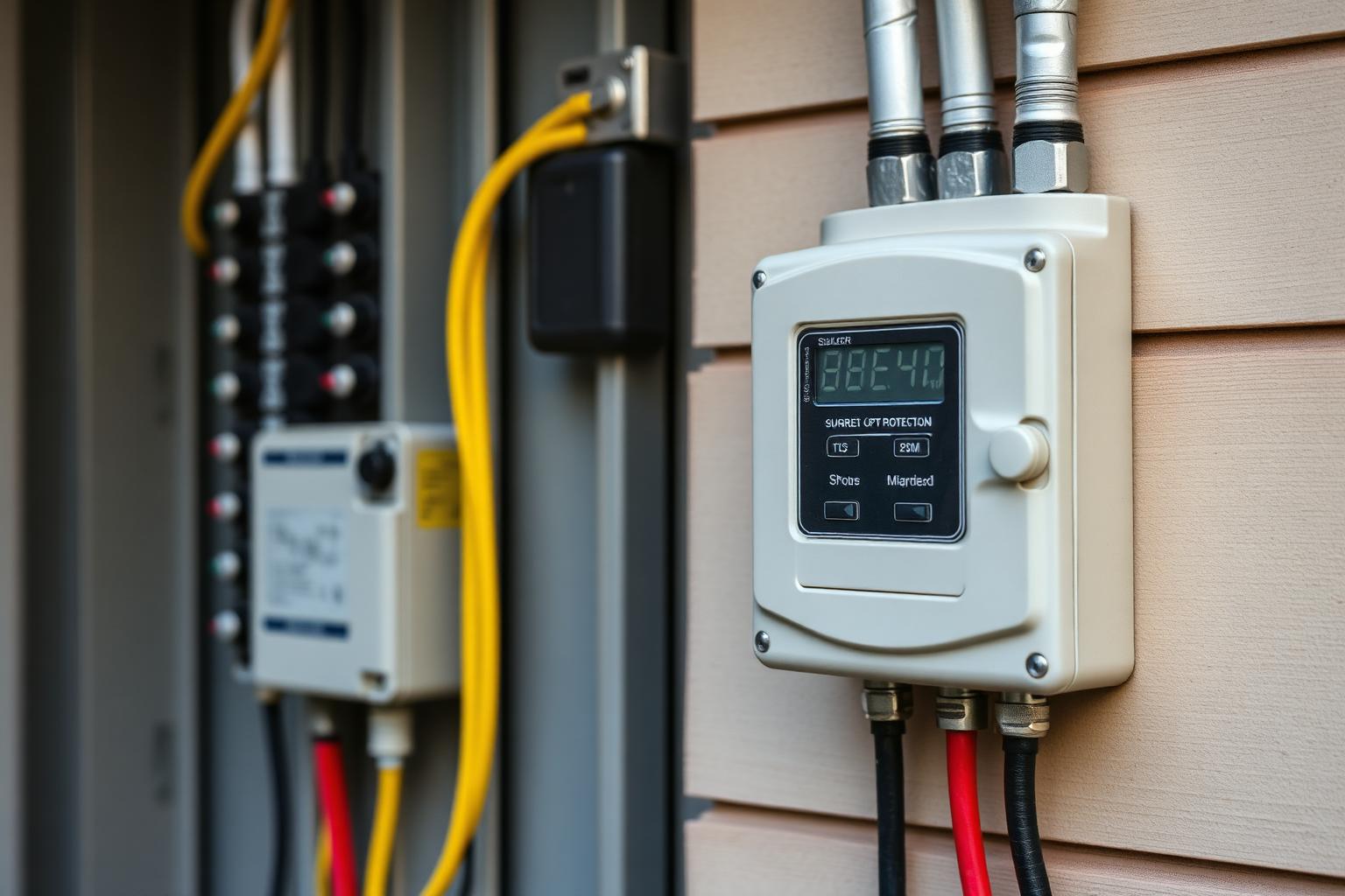 Surge protection paired with standby generator